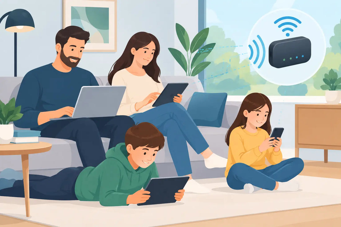 Familieinternet uden fast installation i hjemmet