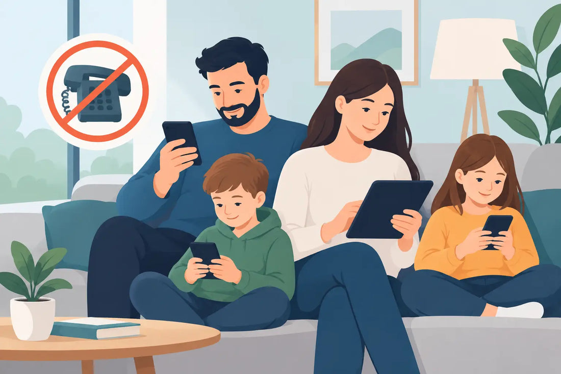 Familie uden fastnet: et konkret eksempel
