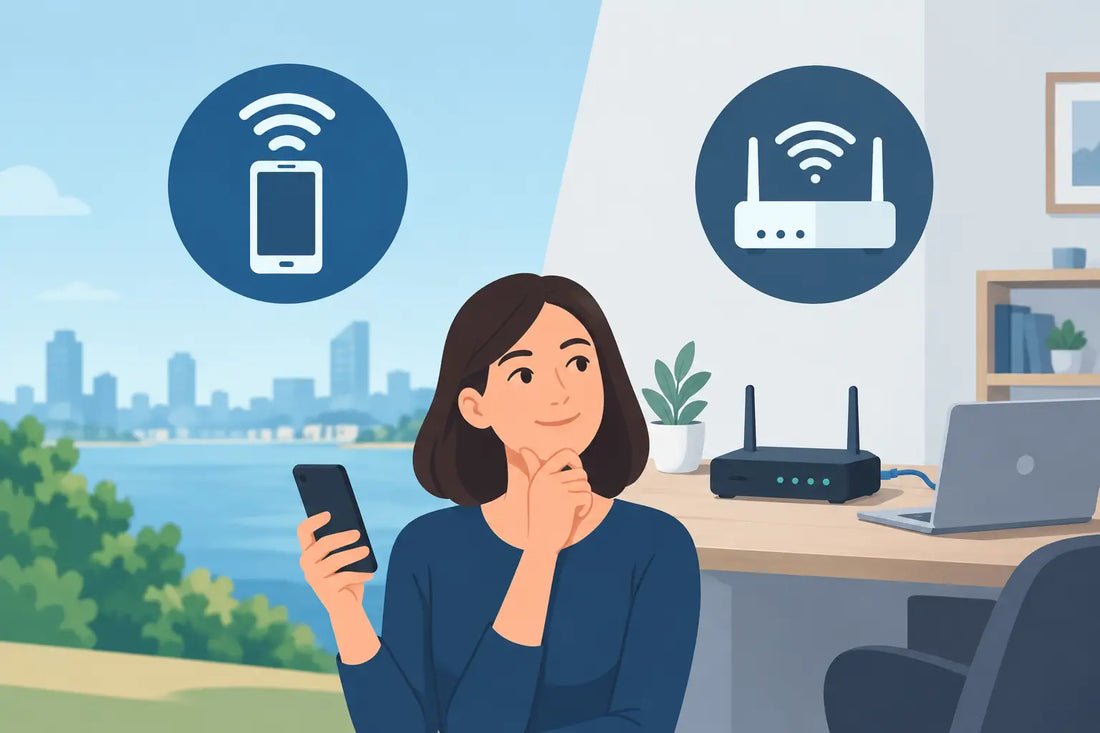 Mobilt internet kontra fastnet - hvad passer?