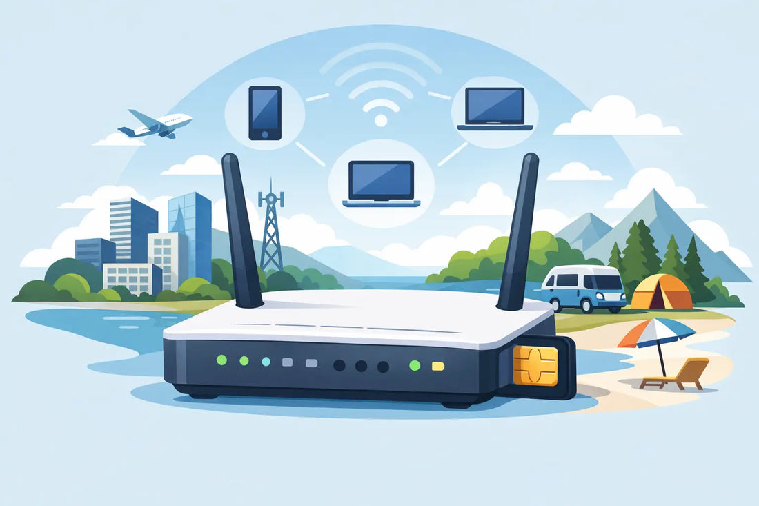 Router med SIM-kort - nemt internet overalt