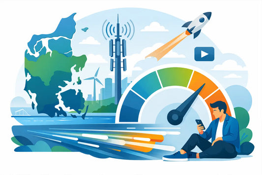 Hvor hurtigt er 4G internet typisk i Danmark?