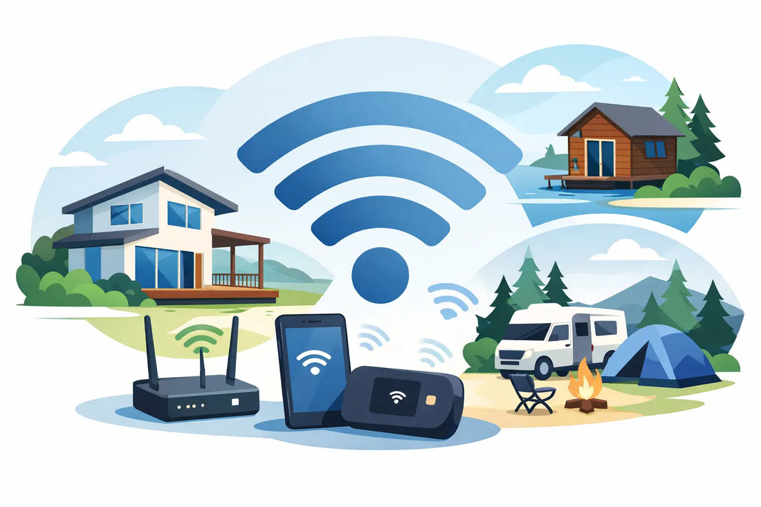 Valg af mobilt internet til hjem, sommerhus og camping