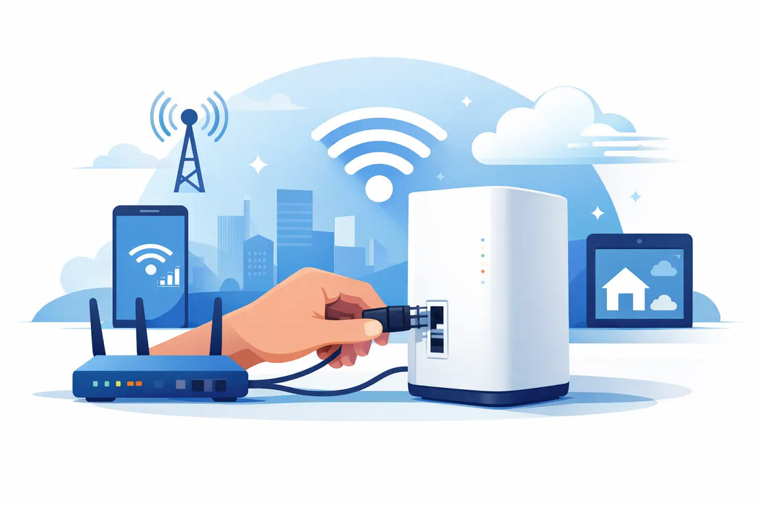 Opsætning af 5G modem gjort nemt